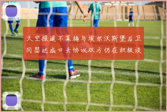 天空报道不莱梅与埃尔沃斯堡后卫冈瑟达成口头协议双方仍在积极谈判中